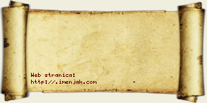 Jasna Blagojević vizit kartica